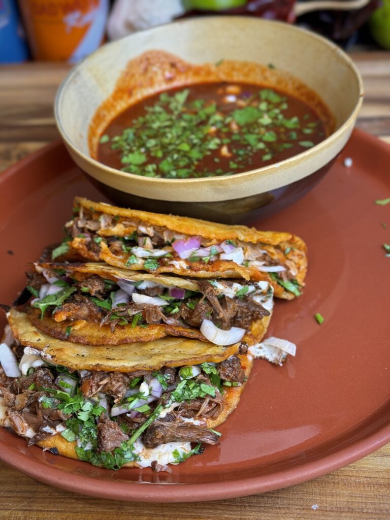 Queso Birria Tacos